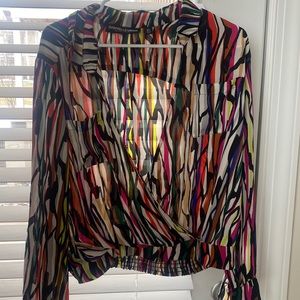 Gabrielle Union multi colored Blouse